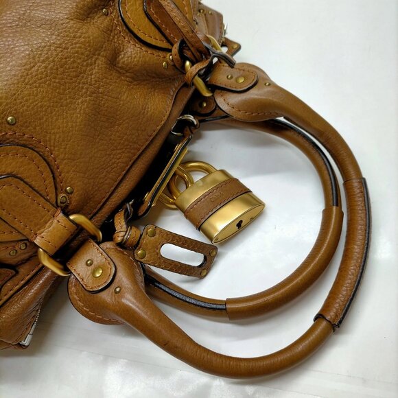 Chloe Hand Bag Brown Leather mon-875-091325 - Picture 8 of 16